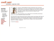 Tablet Screenshot of coelicarr.com
